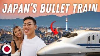 BULLET TRAINS in JAPAN ARE INSANE!  Train to Kyoto!