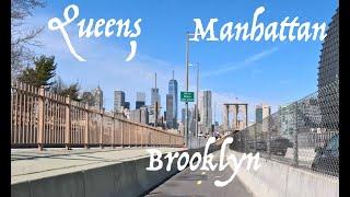 [4K]Cycling from Queens to Manhattan via Brooklyn