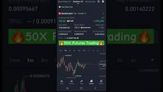 $800 Profit, $155 Investment | Live Futures trading with 50X leverage #cryptotrading #binance