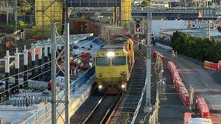 Trains at Salisbury, Brisbane. last weekend before closure.