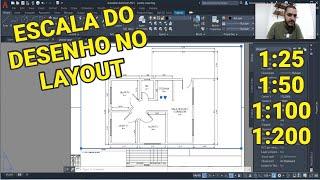 CONFIGURAR A ESCALA DO DESENHO NO LAYOUT DO AUTOCAD USANDO VIEWPORTS