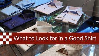 What to Look for in a Good Shirt