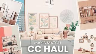 OCTOBER  MAXIS MATCH CC FURNITURE  HAUL + CC LINKS  | The Sims 4