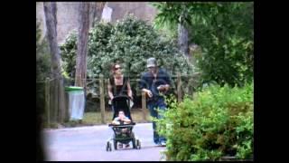 Brian Molko and his family in Paris