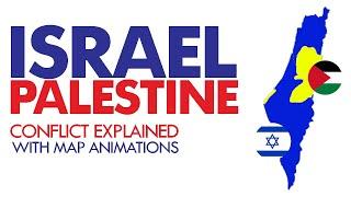 Israel Palestine conflict explained with maps animation | Israel  History | Nazuk surat e haal | NSH