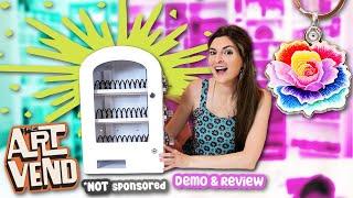 ART VENDING MACHINE!? Unboxing & Demo! + Rainbow Rose Drop