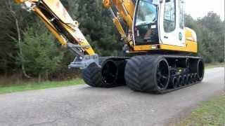 Liebherr 313 rubber track VTS high speed