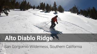 Ski Tour Alto Diablo San Gorgornio Wilderness
