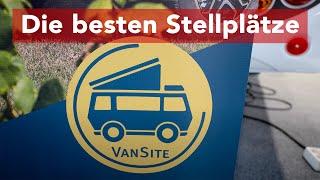 Die atemberaubendsten Wohnmobil-Stellplätze buchen in ganz Europa mit der VANSITE App