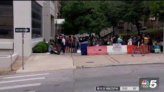 Dozens arrested on UT campus await release | NBC DFW