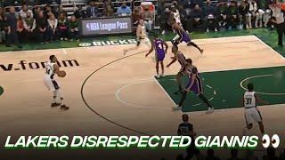 Giannis Antetokounmpo Was Disrespected When The Lakers Leave Him Open on 3 and Giannis Made Them Pay