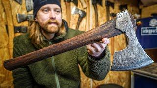 How to Make an Axe from 200 Year Old Iron