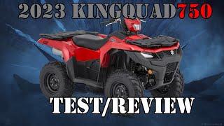 2023 Suzuki King Quad 750 EPS Test Review!