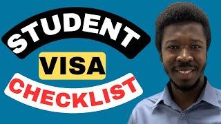 New Student Visa Checklist for all (Changes & Updates)