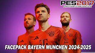 PES 2017 NEW FACEPACK BAYERN MUNCHEN 2024/2025 AIO