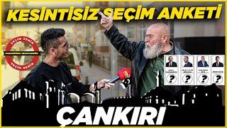 AKP'NİN KALESİ ÇANKIRI KESİNTİSİZ-SAYAÇLI SEÇİM ANKETİ!| Çankırı Sokak Röportajları