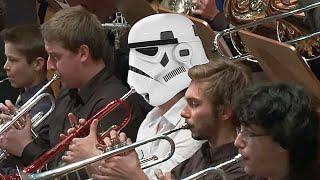 Star Wars –Jedi  Orchestra plays The Throne Room conducted by Jedi Master Andrzej Kucybała