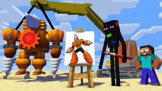 SKIBIDI TOILET AND TITAN DRILLMAN DRAWING CHALLENGE in Minecraft