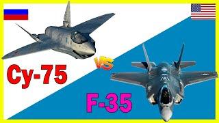 F-35 против Су-75 - что лучше? | Сравнение ТОПового истребителя США с новым Российским истребителем