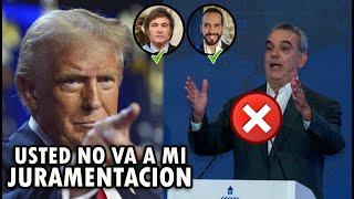 Hay problema Donald Trump no invitó a Luis Abinader a su toma de posesión!!!