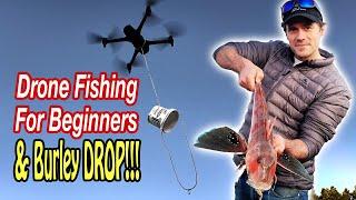 How To Catch Fish With A Drone! Unique Burley Drop (Aeroo Pro)