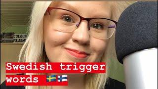 ASMR Swedish Trigger Words! 
