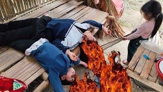 The mischievous son tried to harm his mother and brother - destroying the house