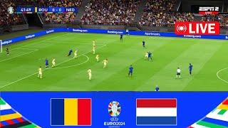 România vs Olanda (0-3) |  PLAY OFF-uri |  UEFA Euro Cup 2024 | eFootball Pes 21 Gameplay