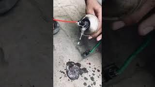 How to clean ️‍oxygen sensor #auto #electriction #caracrepair