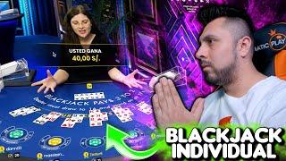 Partida tensa jugando como PRO en el Blackjack | PKM