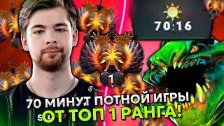 70 МИНУТ ПОТНОЙ ИГРЫ от ТОП 1 РАНГА МАЛРИНА на ВАЙПЕРЕ! | MALRINE VIPER DOTA 2