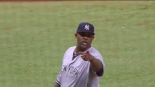 C C Sabathia hits two batters intentionally, gets ejected and loses out on 500K Bonus