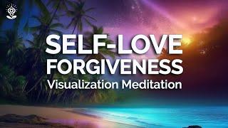 Guided Sleep Meditation: Powerful Self-Love Forgiveness VISUALIZATION MEDITATION Gradual Dark Screen