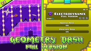 Electrodynamix Full Version (All Secret Coins) | Geometry Dash Full Version   | By JamAttack