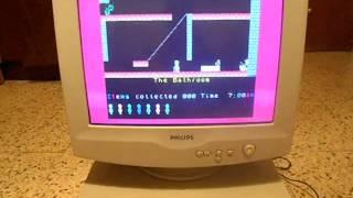 Jet Set Willy en Spectrum 0.99f con delay 8 en IBM PS/1 486SX