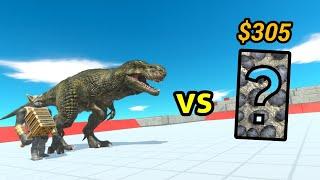 T-rex with ghor hammer vs random team same price animal revolt battle simulator