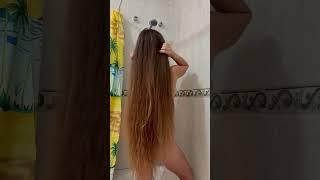 Playing with my long hair #longhair #hair #hairplay #shortvideo #shorts #short #love #fun #hairstyle