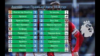 Чемпионат Англии 2017/18.Обзор 10-го тура АПЛ.