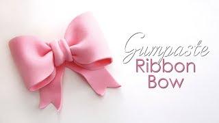 Gumpaste / Fondant Ribbon Bow Tutorial for Cakes