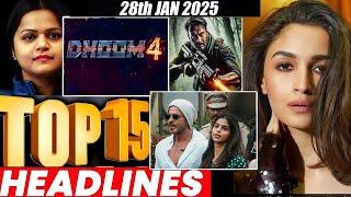 Top 15 Big News of Bollywood | 28th  JANUARY 2025 | Salman Khan , Ramayana, Sunny Deol