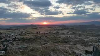 Nevşehir - Uçhisar Kalesi Gün Batımı