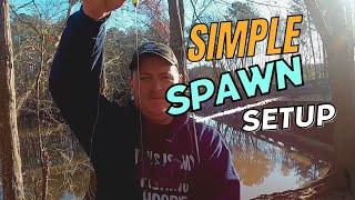 The Best Crappie SPAWN Rig (ITS SO EASY)