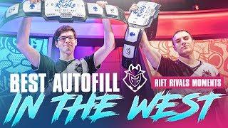 Best Autofill in the West | Rift Rivals 2019 Moments