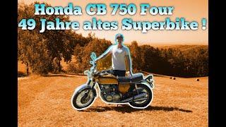 Honda CB 750 Four (1971) | Review und Probefahrt | Brutaler Sound !