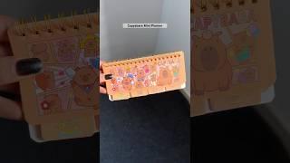 Cutest Capybara Mini Planner #stationery #capybara #kawaii #planner #diary #stationary #cute