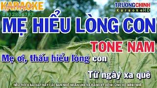 Karaoke Mẹ Hiểu Lòng Con Tone Nam