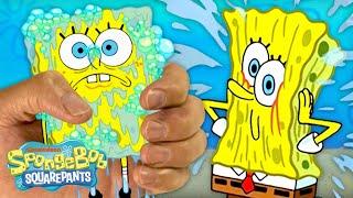 SpongeBob Literally Being A Sponge for 10 Minutes Straight  | @SpongeBobOfficial