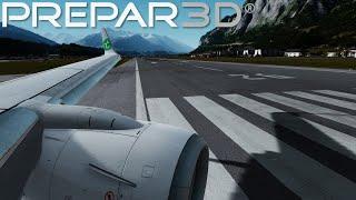 P3Dv4 - PMDG 737 NGXU | Innsbruck RNAV Approach