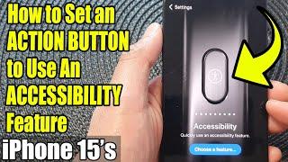 iPhone 15/15 Pro Max: How to Set an ACTION BUTTON to Use An ACCESSIBILITY Feature