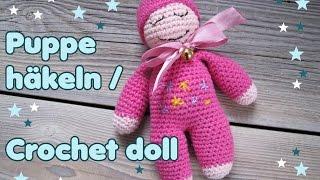 Einfache Puppe häkeln / CROCHET DOLL [eng subs]